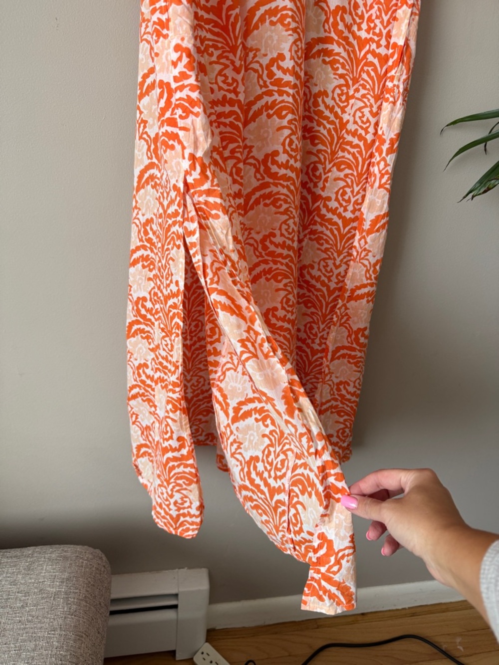 Roberta Roller Rabbit maxi dress coverup M - Picture 5 of 9